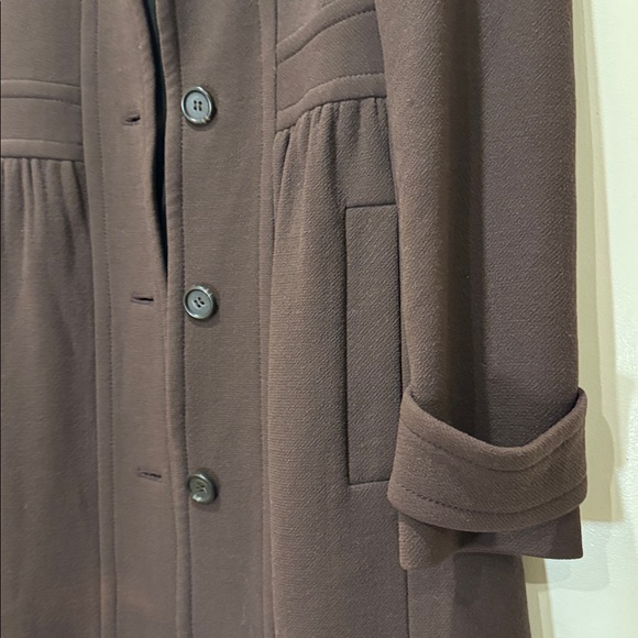 J. Crew Burgundy Wool Coat - Picture 4 of 6